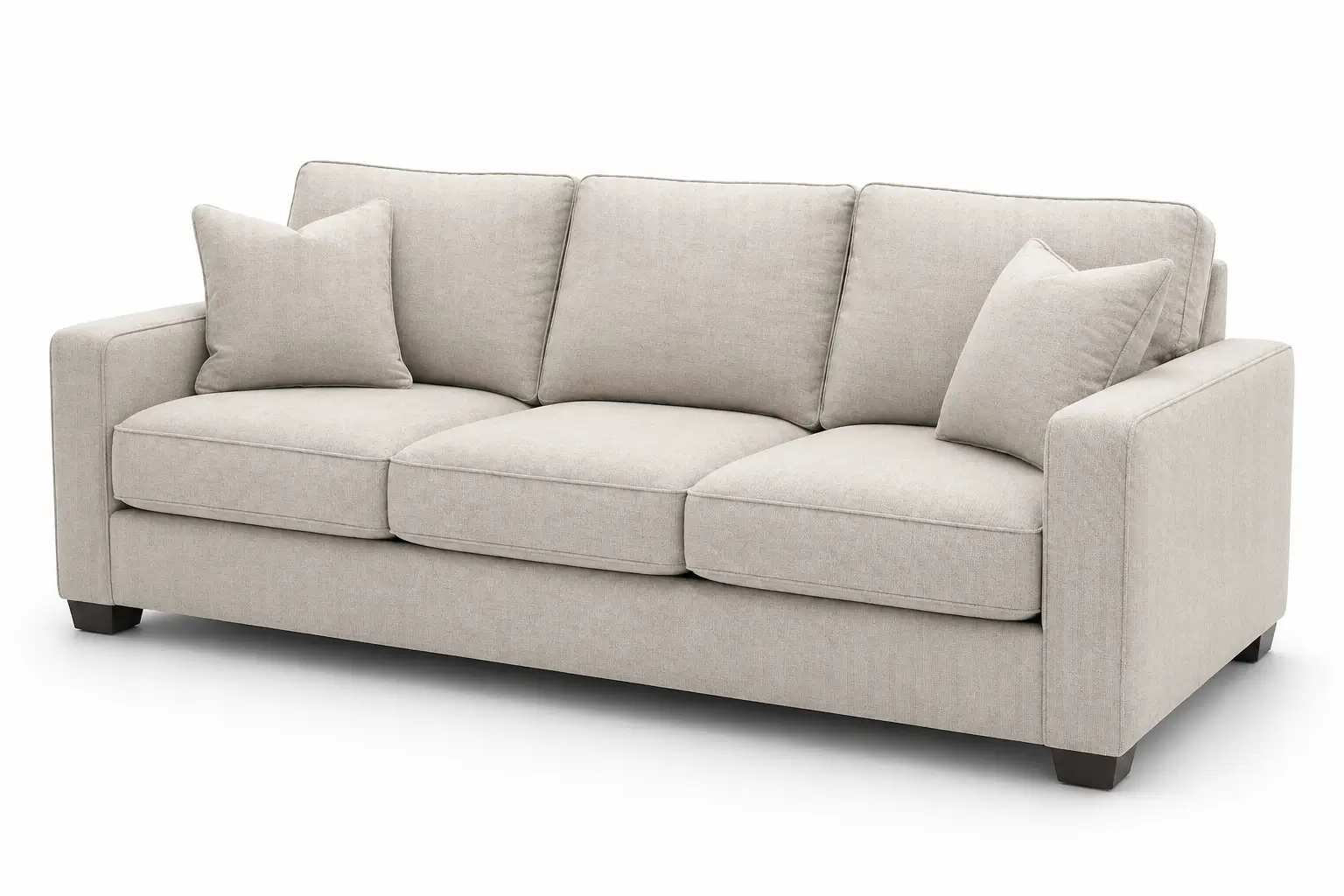 Couch and sofa removal image showing a beige sofa